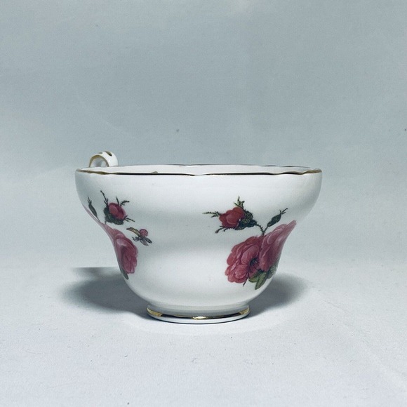 Vtg Foley Tea Cup Century Rose 1950 Paul Granet Pink Gold Trim Replacement - Picture 6 of 15